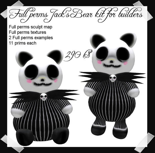 Full Perms Jack's Bear kit for builders
