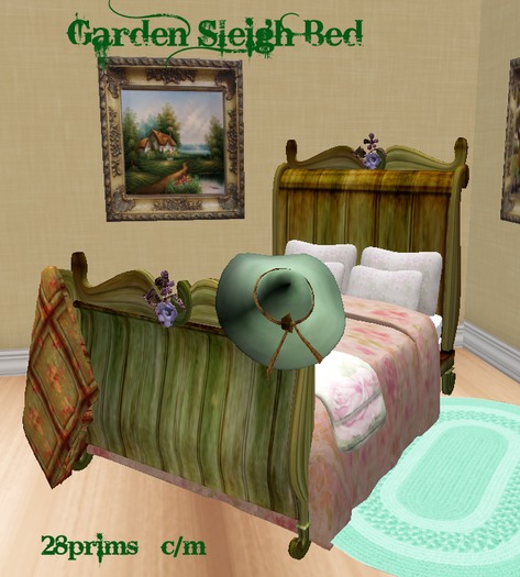 GARDEN SLEIGH BED