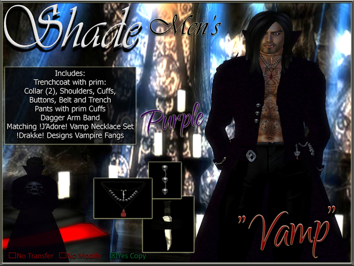 !SHADE! "Vamp" Men's Purple