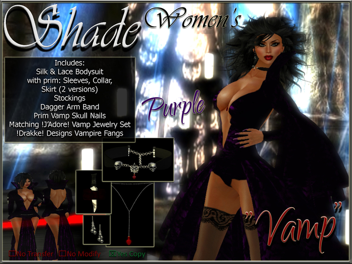 !SHADE! "Vamp" Women's Purple