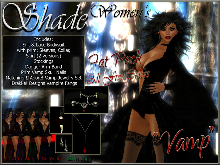 !SHADE! "Vamp" Women's Fat Pack