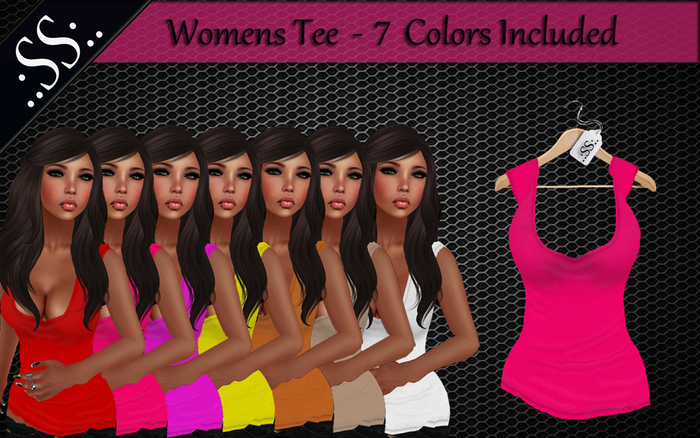 .:SS:. Womens Plain Tees - Lights 