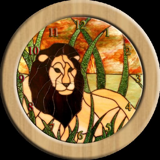 *~CC~* Jungle Brown Time Zone Wall Clock (boxed)