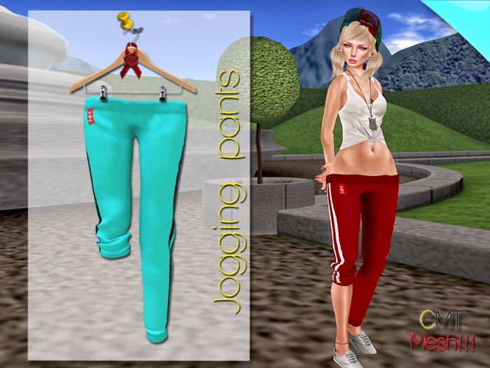 .::[NerdMonkey*Clothes] - [Jogging pants turquoise]::. 