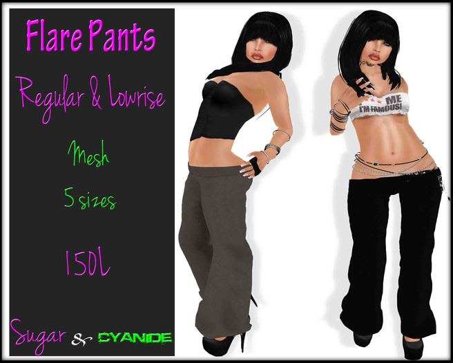 **S&C** Flare Pants - Fat Pack