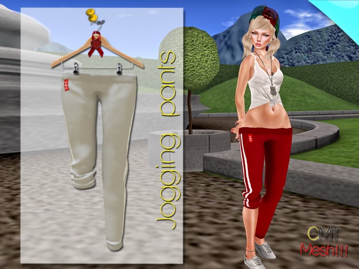 .::[NerdMonkey*Clothes] - [Jogging pants lt grey]::. 