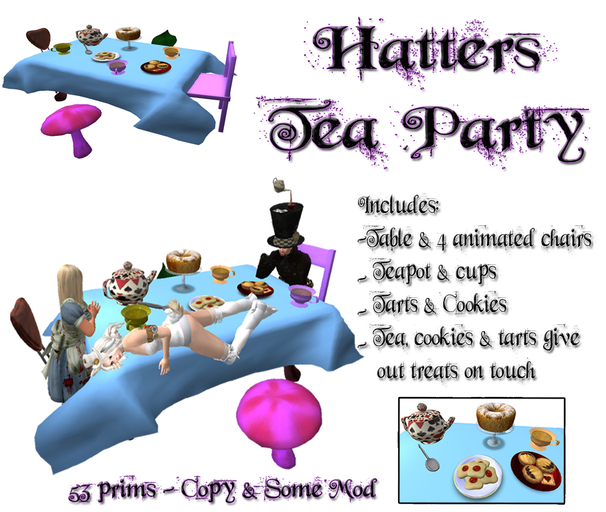 .:-CatniP-:.  Hatter's Tea Party ~ Alice in Wonderland