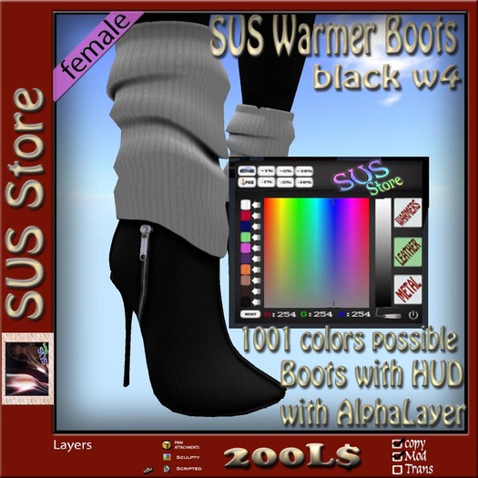 SUS Warmer Boots black w4