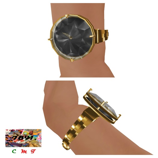[7891.] - Brisk Watch - Gold (W\Resize)