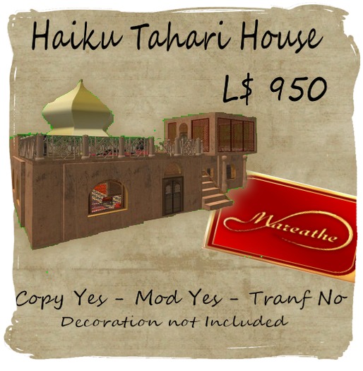 Mareathe Haiku Tahari House Box