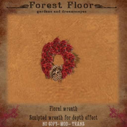 ~*Forest Floor*~ Fall Wreath - Berries