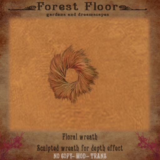 ~*Forest Floor*~ Fall Wreath - Straw