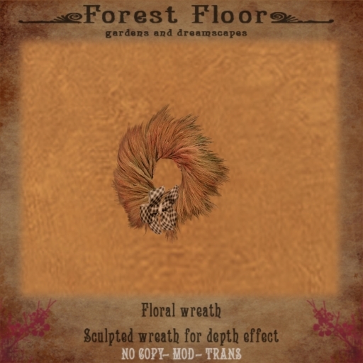 ~*Forest Floor*~ Fall Wreath - Straw 2