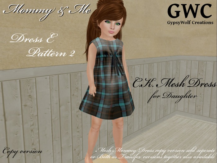 GWC Mommy and Me Dress E Pattern 2 Daughter