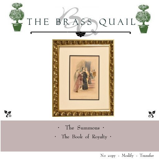 · The Summons from The Book of Royalty ·