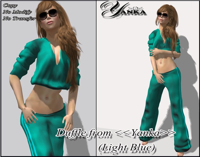 Duffle from <<Yanka>> Light Blue