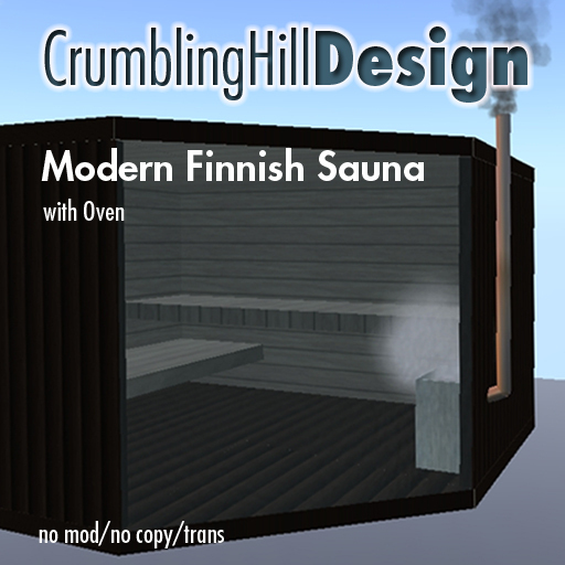[CrumblingHillDesign] Modern Finnish Sauna with Oven