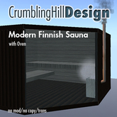 [CrumblingHillDesign] Modern Finnish Sauna with Oven