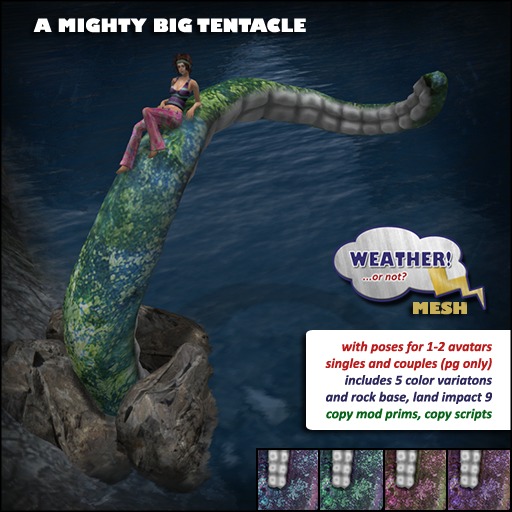 A Mighty Big Tentacle - posing prop