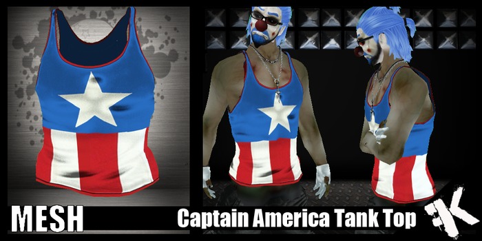 FK! - Captain America Tank Top