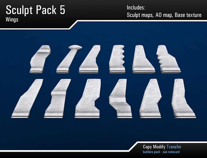 Sculpt Pack 5: Wings