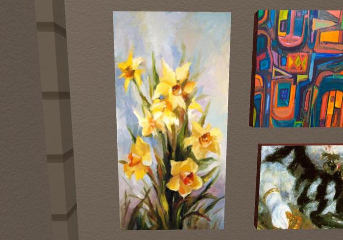 *Critters in the Attic* - Yellow Flowers
