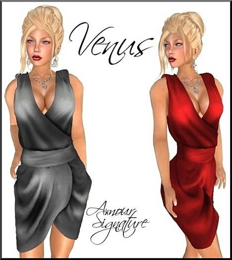 Amour Signature - Venus MESH Dress - Red