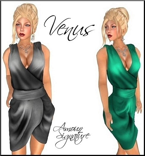 Amour Signature - Venus MESH Dress - Emerald