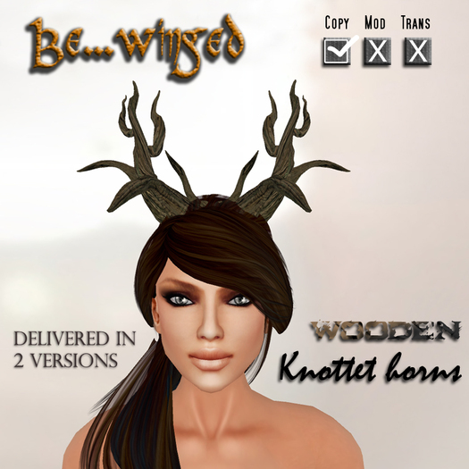 PROMO !! **BE...WINGED** Knotted Root Horns / Antlers