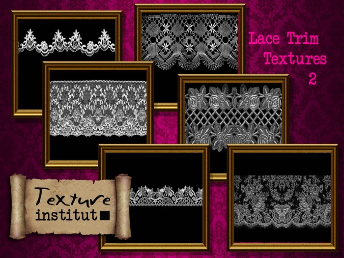 Lace Trim Texture Pack 2
