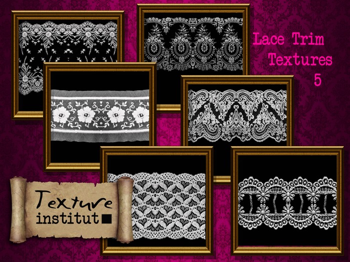 Lace Trim Texture Pack 5