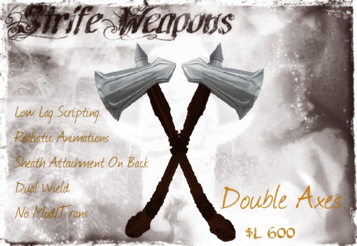 .:Strife:. Double Axes