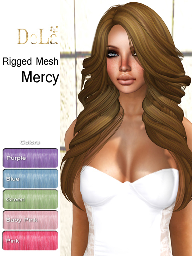 =DeLa*= Mesh Hair "Mercy" Colors