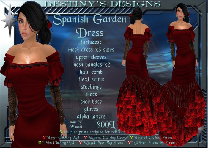 !~DD~! Spanish Garden Dress
