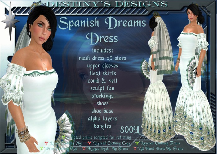 !~DD~! Spanish Dreams Dress