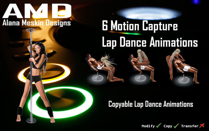 AMD - 6 Copyable Lap Dance Animations