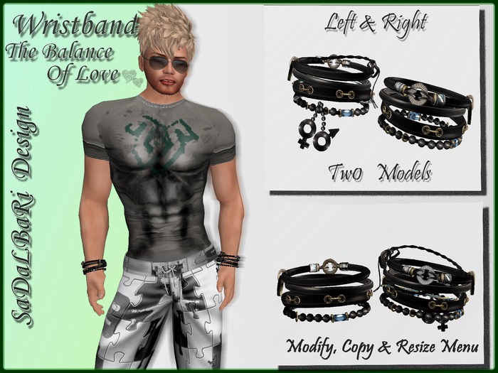 Wristband The Balance Of Love-Male