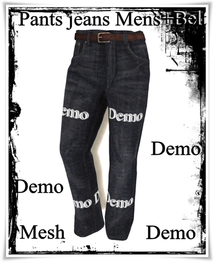[[>CaKe!!<]]Mesh_Mens Jeans+Belt Demo