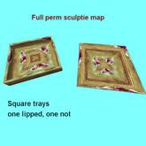 FP Sculpted Square Trays 