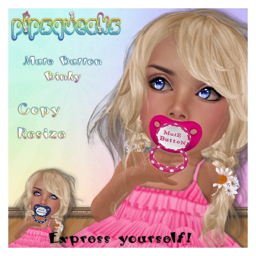 {PiP} Mute Button Binky Pink