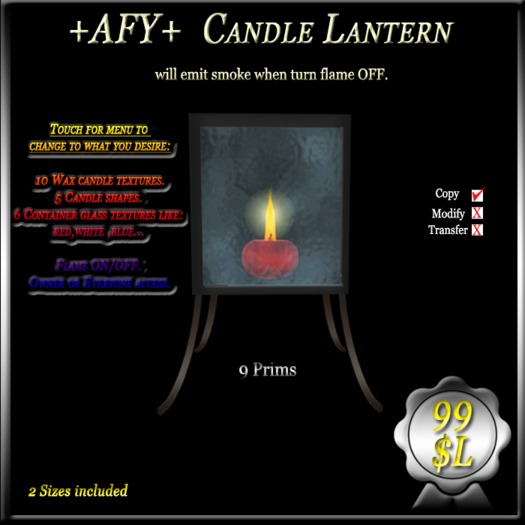 +AFY+ Candle Lantern