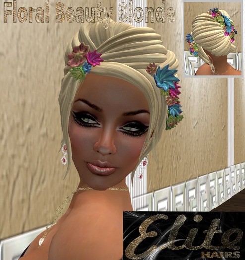 Elite Hair*.Floral Beauty Blonde