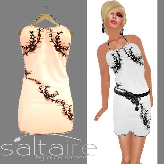 Neckholder Dress Orange 