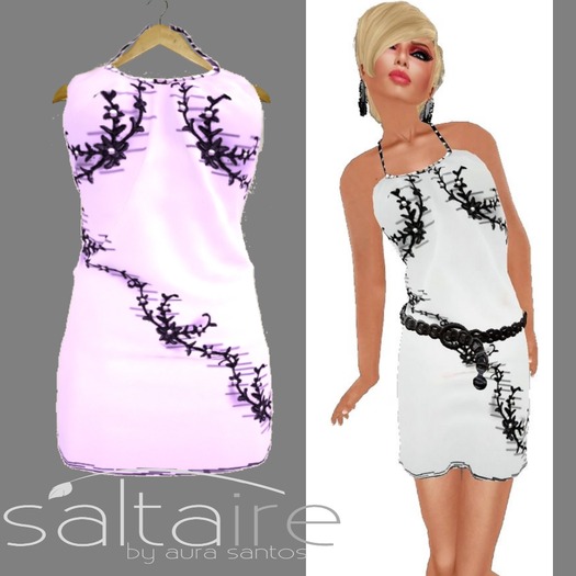 Neckholder Dress Pink