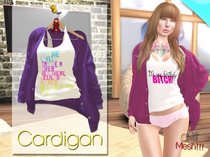 .::[NerdMonkey*Clothes] - [Cardigan love u]::. 