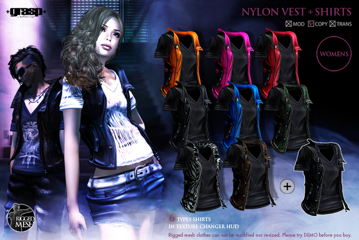 +grasp+/NylonVest+Shirts(Mesh)/FATPACK/Womens