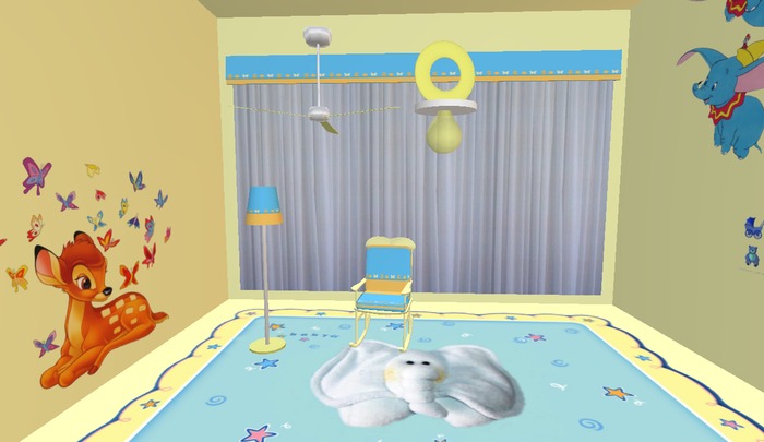 Accesories babys room YELLOW