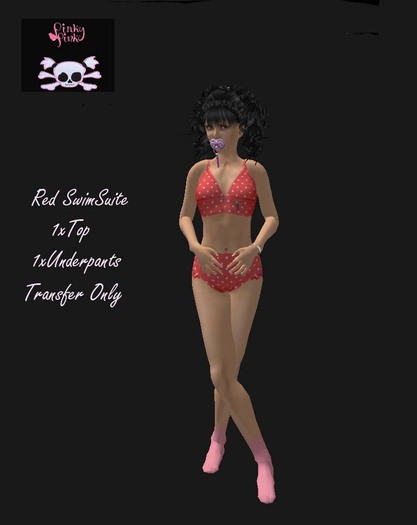 Swim Suite Kids Red