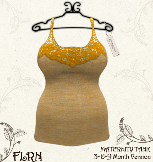 MATERNITY TANK YELLOW