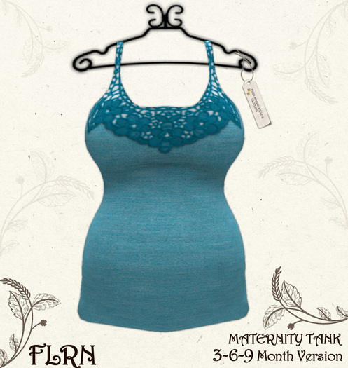 MATERNITY TANK LIGHTBLUE